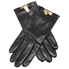Hermès-Gants Soya Hermès-Black