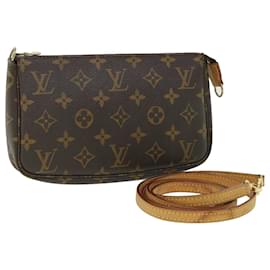 Louis Vuitton-LOUIS VUITTON Monogram Pochette Accessoires Pochette M51980 Auth LV 55250-Monogramme