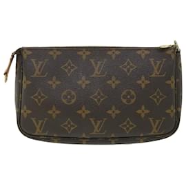 Louis Vuitton-LOUIS VUITTON Monogramm Pochette Accessoires Tasche M.51980 LV Auth 55250-Monogramm