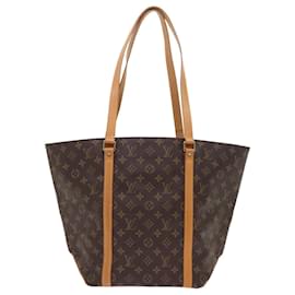 Louis Vuitton-LOUIS VUITTON Monogram Sac Shopping Tote Bag M51108 LV Auth S299-Monogram