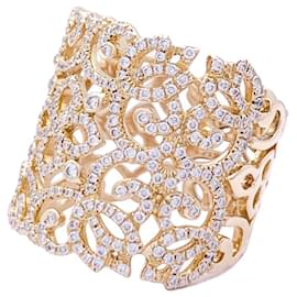 Messika-Messika ring, “Eden” pink gold and diamonds.-Other