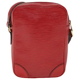 Louis Vuitton-LOUIS VUITTON Epi Danube Shoulder Bag Red M45637 LV Auth ep1798-Red