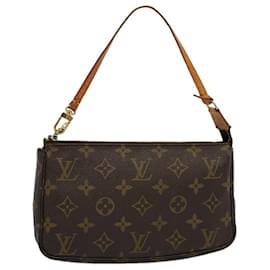 Louis Vuitton-LOUIS VUITTON Monogram Pochette Accessoires Pouch Vintage M51980 LV Auth yk8752-Monogram