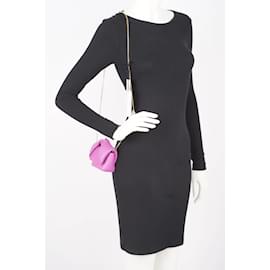 JW Anderson-JW Anderson Womens Twister Bag Fuchsia Leather Mini-Purple