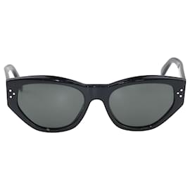 Céline-Black CL402191 Cat-Eye Tinted Sunglasses-Black