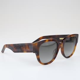 Dior-Brown Tortoiseshell Gradient Wildior BU Sunglasses-Brown