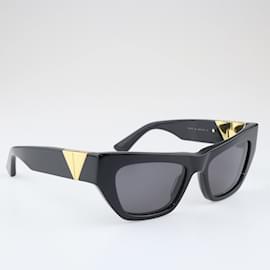 Bottega Veneta-Black BV1177S  Square Frame Sunglasses-Black