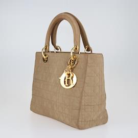 Dior-Beige Lady Dior Bag-Beige