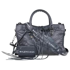 Balenciaga-Black RH Classic City Bag-Black