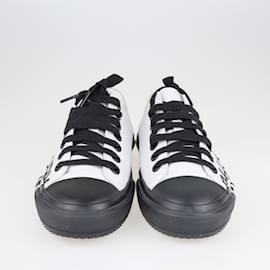 Burberry-Black/White Wo Larkhall Logo Sneaker-Black