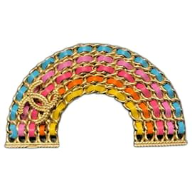 Chanel-Broches et broches-Bijouterie dorée