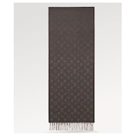 Louis Vuitton-LV monogram scarf new-Brown