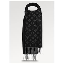 Louis Vuitton-Bufanda con monograma LV nueva-Negro