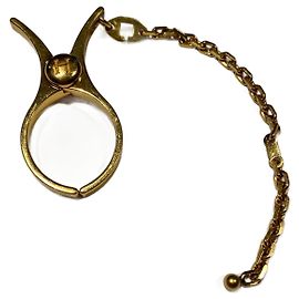 Clipe de luva Hermès em metal dourado Gold hardware