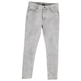 Vaqueros ajustados McQ by Alexander McQueen en denim de algodón gris Gris