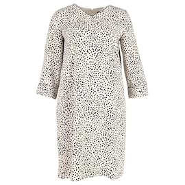 Max Mara-Max Mara Leopard Print Shift Dress in Multicolor Silk-Other,Python print