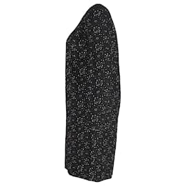 Escada-Escada Dehrea Metallic Jacquard Dress in Black Polyester-Black