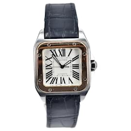 Cartier-Santos 100 wrist watch-Black