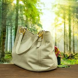 Prada-Soft Calf Tote Bag-White