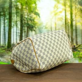Louis Vuitton-Damier Azur Speedy 30-White