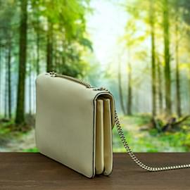 Gucci-Interlocking G Dollar Crossbody Bag-White