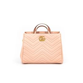 Gucci-Medium GG Marmont Matelassé Tote-Pink