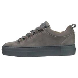 Brunello Cucinelli Baskets plateforme à lacets en daim gris - taille EU 36 Gris