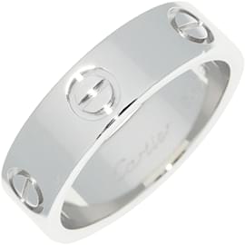 Cartier-Bague d'amour en platine-Argenté