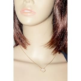 Van Cleef & Arpels-18K Vintage Alhambra Pendant Necklace-Golden