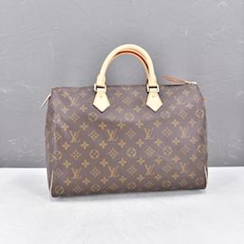 Louis Vuitton-Monograma Speedy 35-Marrom