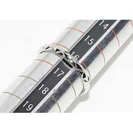 Chanel-Bague Matelasse Platine-Argenté