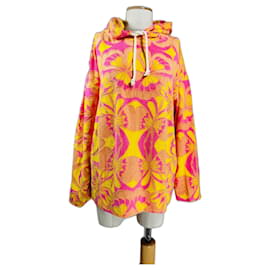 Sudadera oversize con capucha Sandro Fleurs vert Multicolor