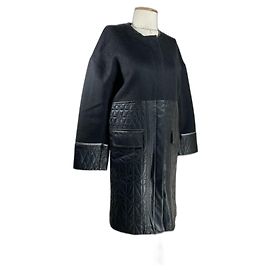 Autre Marque Urbancode London Coat Black Wool Black