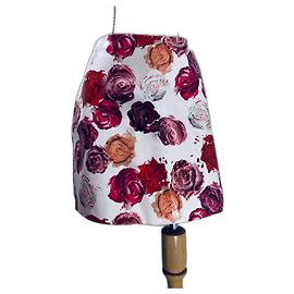 Msgm Skirt Cotton Polyester Multi Color Size 42 Multiple colors