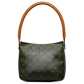 Louis Vuitton-Louis Vuitton Brown Monogram Looping MM-Brown