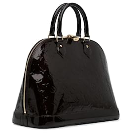 Louis Vuitton-Louis Vuitton Purple Monogram Vernis Alma PM-Purple