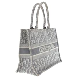 Dior-Dior Gray Medium Oblique Book Tote-Grey