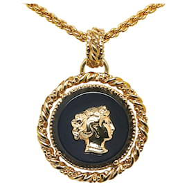 Yves Saint Laurent-YSL Gold Gold Tone Necklace-Golden