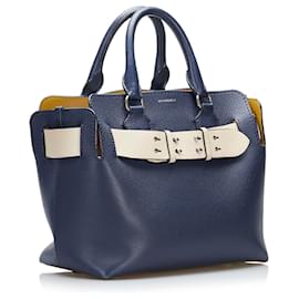 Burberry-Burberry Blue Belt Satchel-Blue,Navy blue