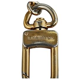 Louis Vuitton-Porte-clés doré Louis Vuitton doré-Doré