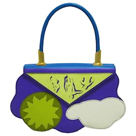 Hermès-Hermes Blue Mini Sun and Cloud Handbag-Other
