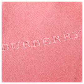 Burberry-Écharpe en cachemire rose Burberry-Rose