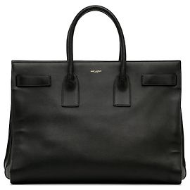 Saint Laurent Black Large Sac De Jour Black