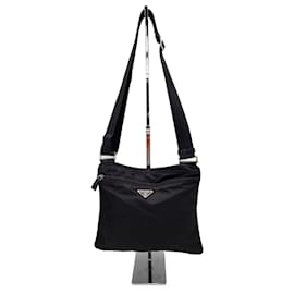 Prada-Prada Nylon Crossbody Bag-Black
