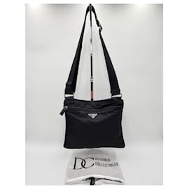 Prada-Prada Nylon Crossbody Bag-Black