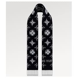 Louis Vuitton-Écharpe LV Essential Shine-Noir