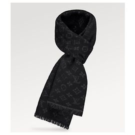 Louis Vuitton Sciarpa LV Monogram nera Nero