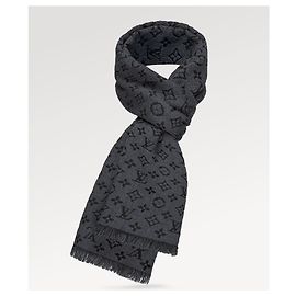 Louis Vuitton Sciarpa LV Monogram grigio scuro Grigio