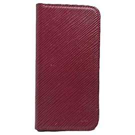 Louis Vuitton-Louis Vuitton Etui Iphone-Dark red