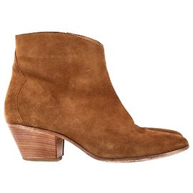 Isabel Marant Bottines Dacken en Daim Marron Marron